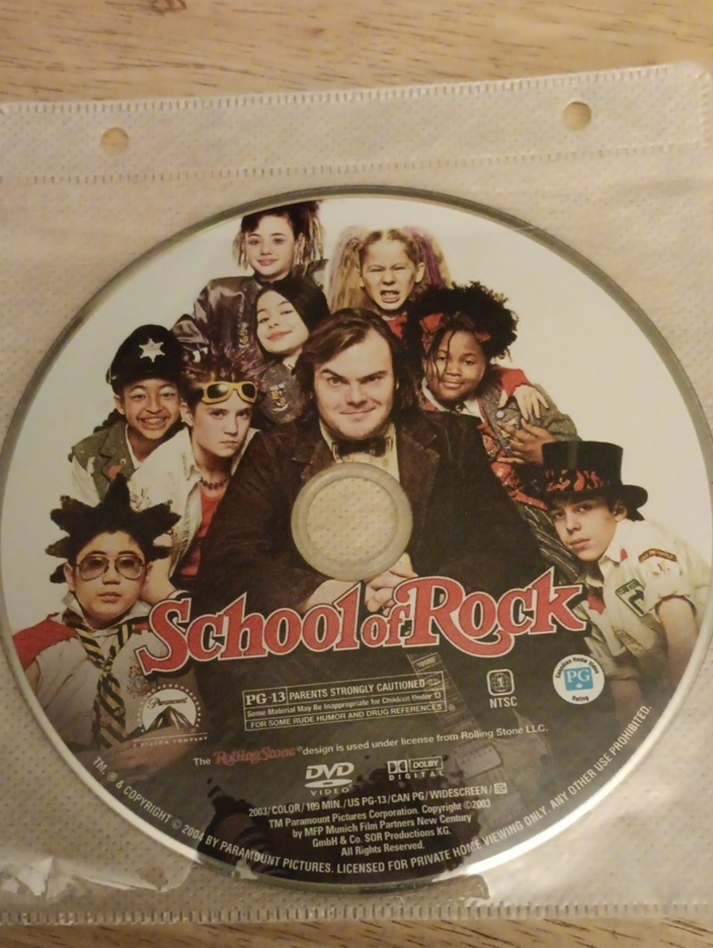 School of Rock Kids DVD *NO CASE*